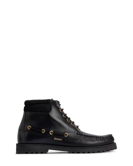 Barbour Black Tiller Boots for men