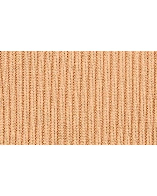 Halogen® Blue Rib Quarter Zip Sweater