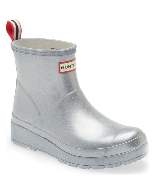 Hunter Gray Cosmic Play Rain Bootie