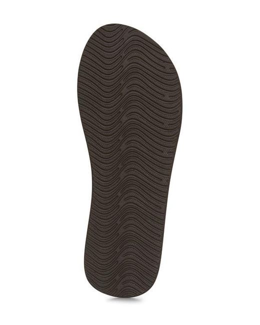 FLOOPI Blue Textured Flip Flop Sandal