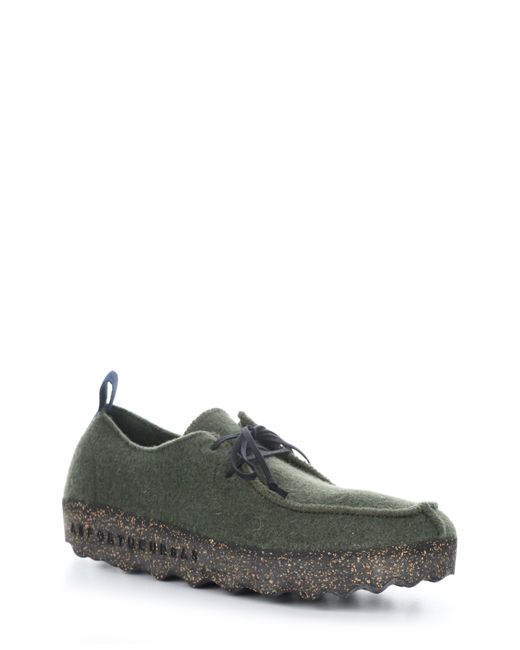 Fly London Green Chat Moc Toe Derby for men