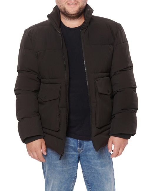 Sean John Waterresistant Utility Puffer Jacket in Black for Men Lyst