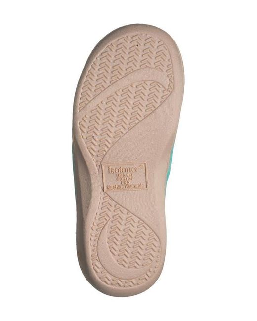 Isotoner Green Pique Resort Flip Flop Slipper