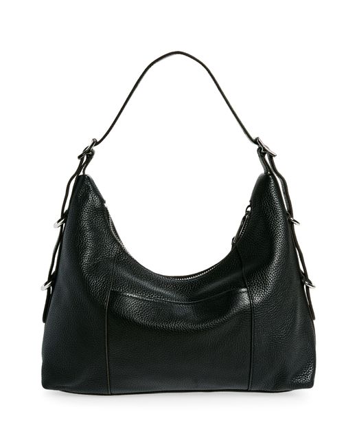 Aimee Kestenberg Black Carefree Leather Shoulder Bag