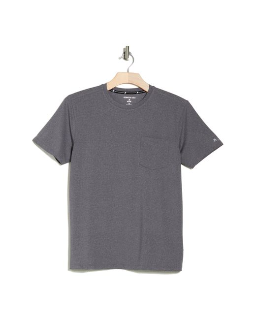 Kenneth Cole Gray Active Stretch Short Sleeve T-shirt for men