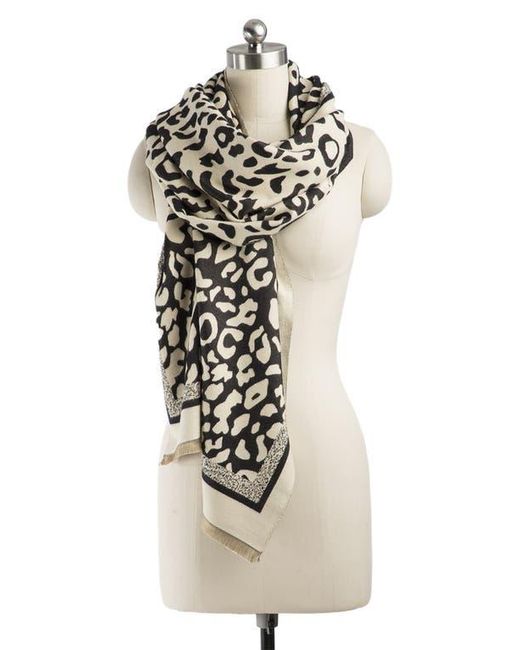 Saachi Black Reversible Scarf