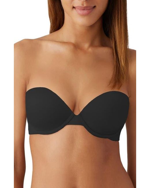B.tempt'd Black Future Foundation Underwire Strapless Push-Up Bra