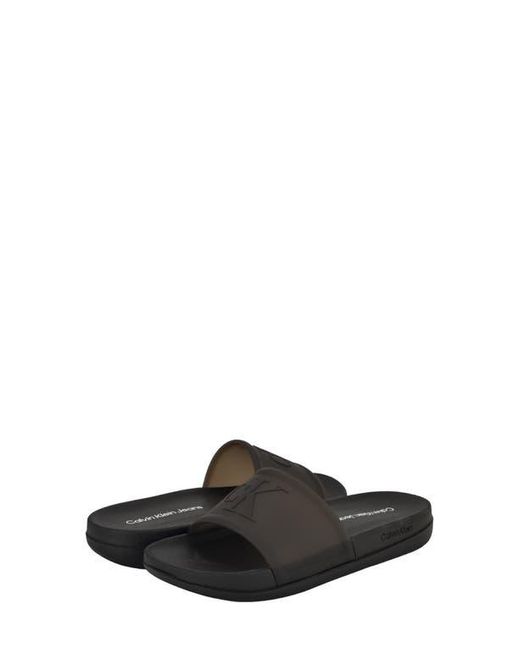 Calvin Klein Black Barli Slide Sandal