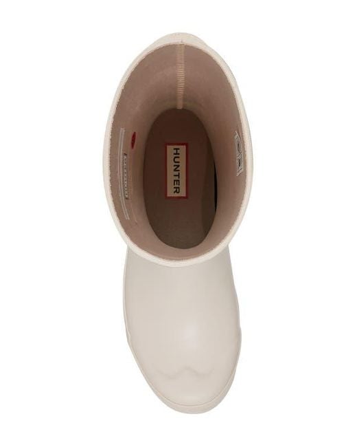 Hunter White Liberty Rain Boot