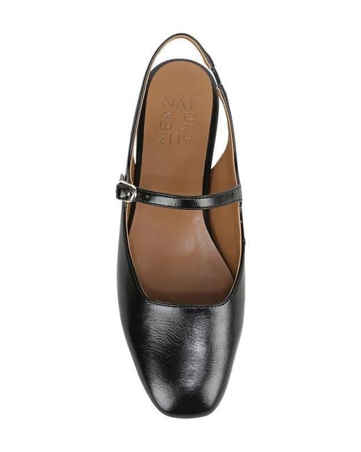 Naturalizer Black Anikka Slingback Flat