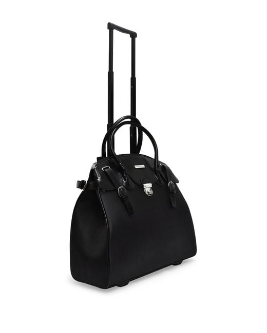 Adrienne Vittadini Rolling Weekender in Black