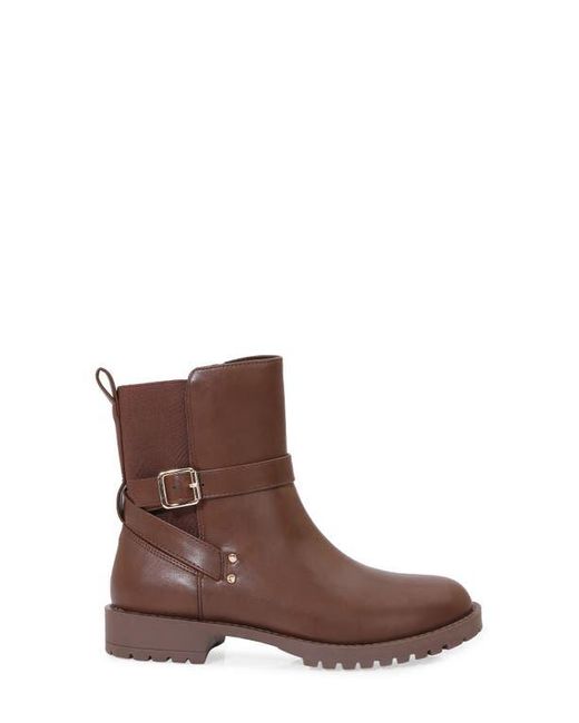 BERNESS Brown Lug Sole Bootie