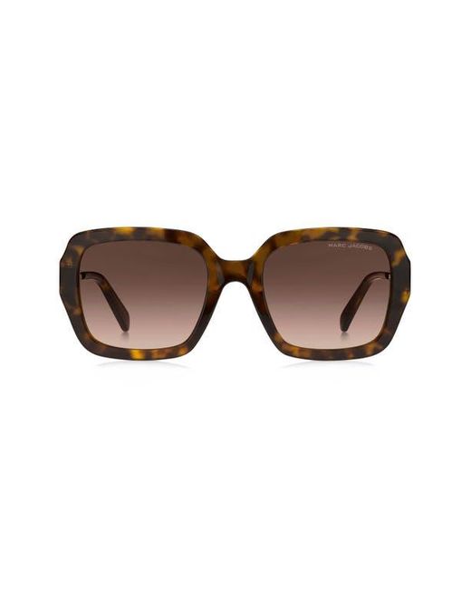Marc Jacobs Brown 54Mm Gradient Square Sunglasses
