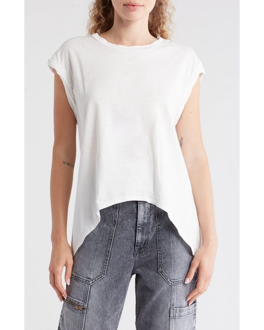 AllSaints White Sanza Cotton Tank