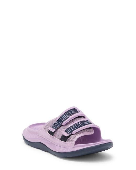 Hoka One One Purple Gender Inclusive Ora Luxe Slide Sandal