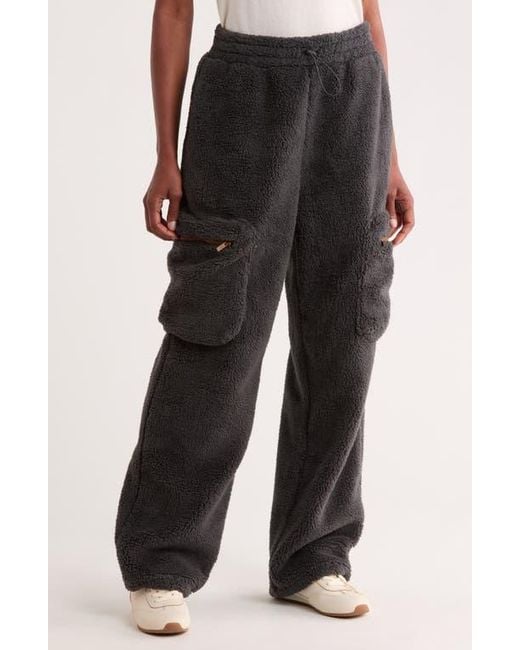 Ugg Black Nyisha Uggfluff Cargo Pants