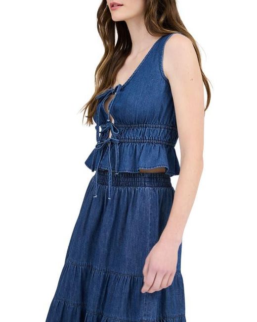 Blu Pepper Blue Tank Top