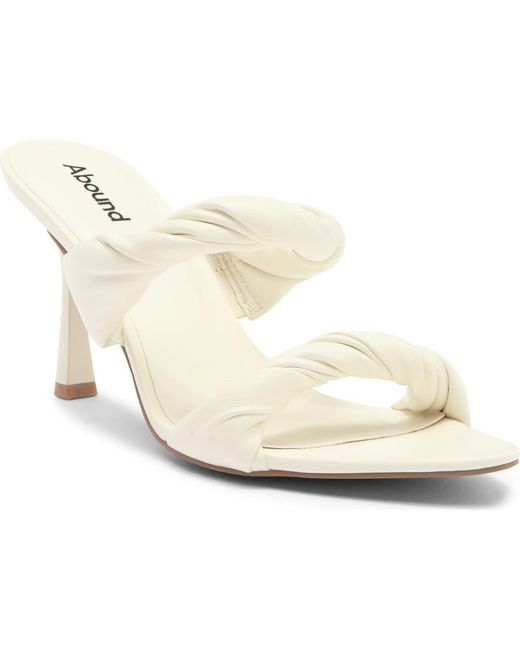 Abound White Parris Twist Strap Stiletto Sandal