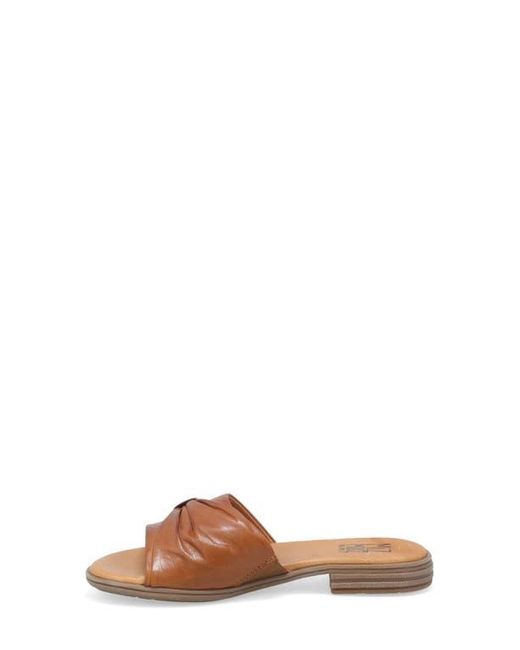 Miz Mooz Brown Daisy Slide Sandal