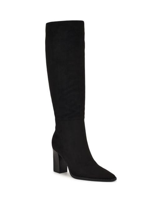 Nine West Black Zeran Knee High Boot