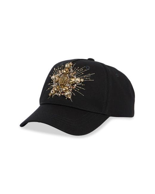 Kurt Geiger Star Embellished Baseball Cap in Black | Lyst display picture 1