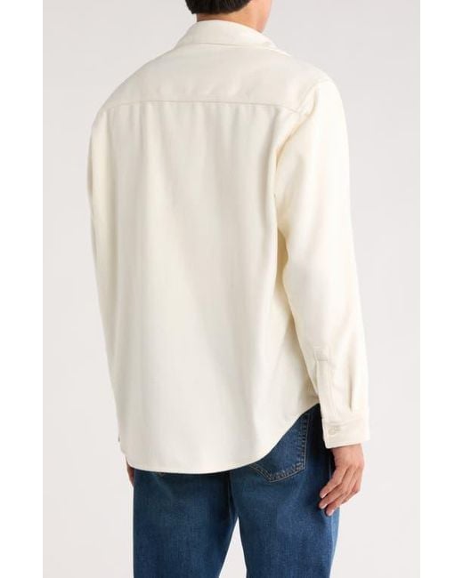 HUGO White Ebolt Snap Jacket for men