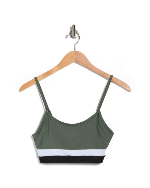 Cyn and Luca Multicolor Tilly Colorblock Swim Top