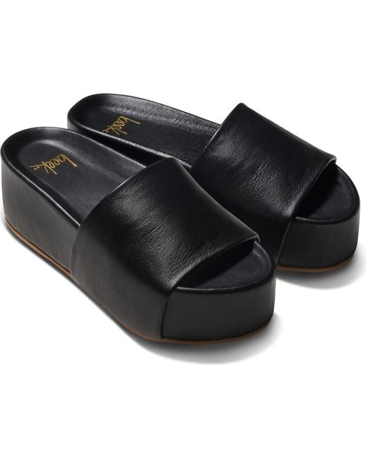 Beek Black Albatross Platform Sandal
