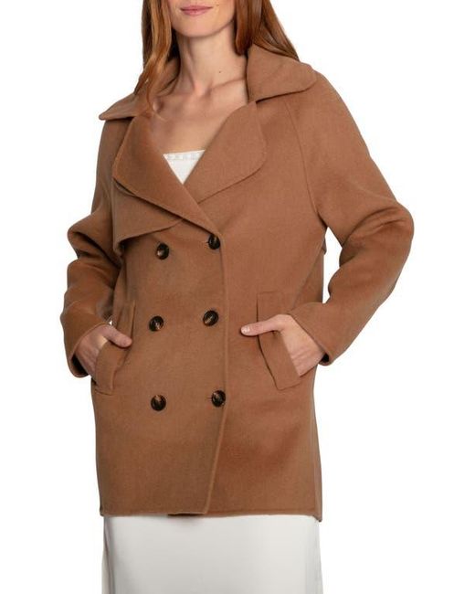 Belle & Bloom White Wanna Be Loved Wool Blend Coat