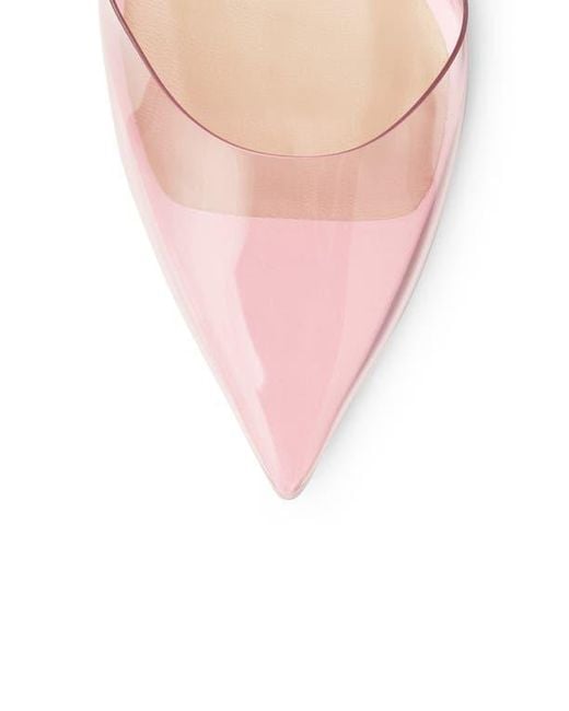 Stuart Weitzman Pink Glam 100 Strap Pump