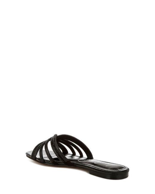 London Rag Slides LONDON RAG Dindy Embellished Slide Sandal in Black | Lyst