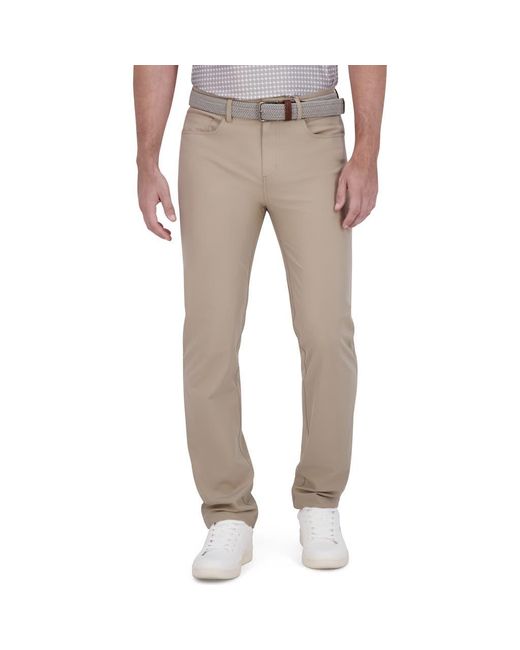 Ben Sherman Natural Solid 4-Way-Stretch Tech Golf Pants for men