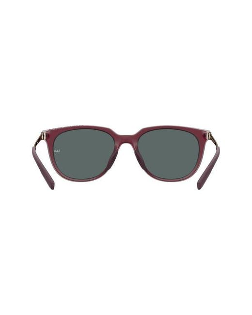 Under Armour Pink Circuit 54Mm Gradient Polarized Rectangular Sunglasses