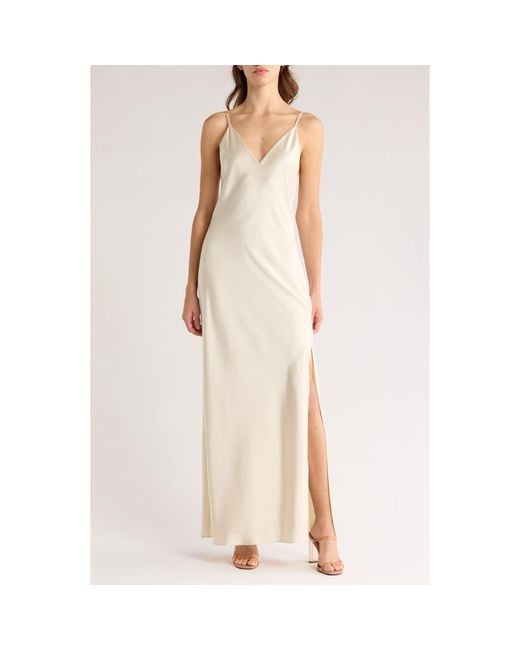 Rag & Bone Natural Rissa Bias Cut Slipdress