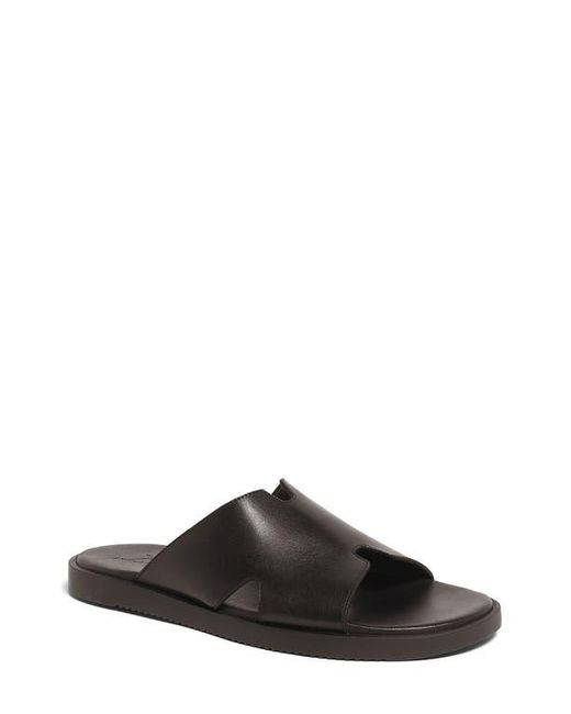 Anthony Veer Black Marrkesh Slide Sandal for men