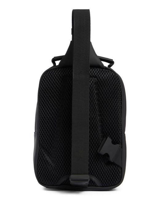 Rains Black Mini Book Daypack