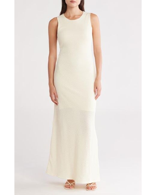 Rag & Bone Natural Carine Texture Knit Maxi Dress