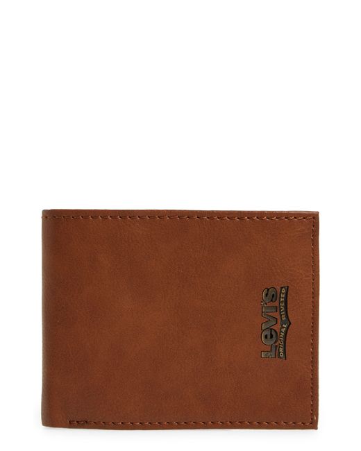 Levi's Brown Passcase Rfid Leather Bifold Wallet for men