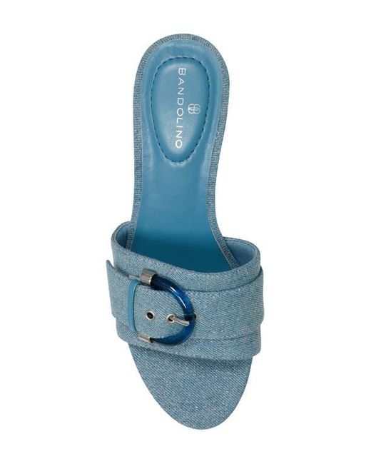 Bandolino Blue Ardonna Block Heel Sandal