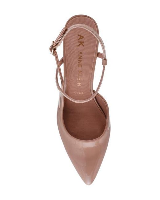 Anne Klein Pink Bueles Ankle Strap Pump