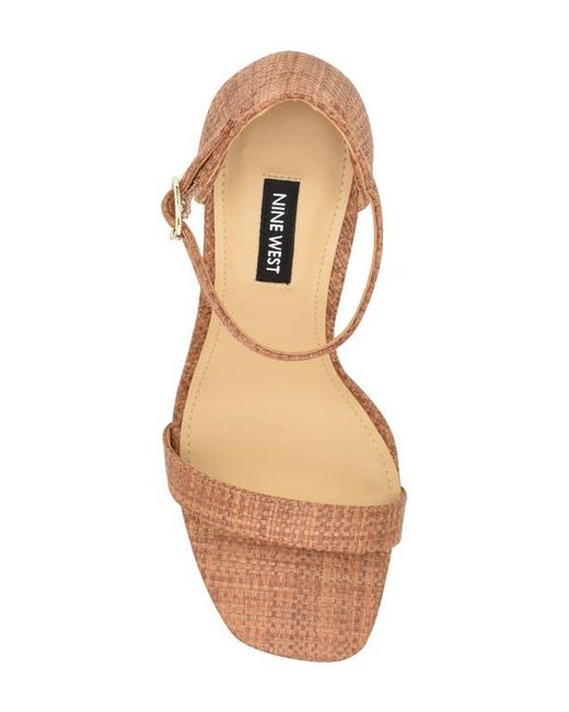 Nine West Multicolor Ilea Patent Ankle Strap Sandal
