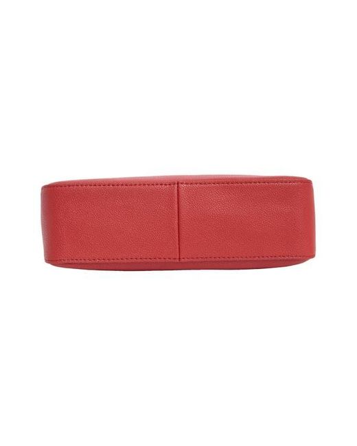 Rebecca Minkoff Red Mini Leather Hobo Bag