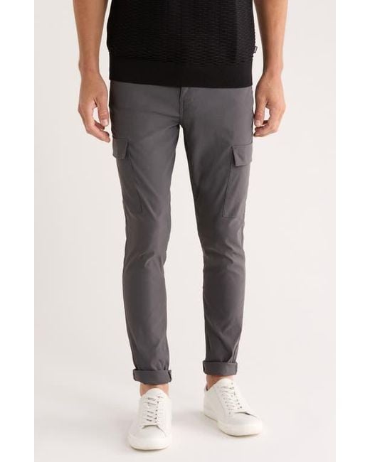 DKNY Blue Essential Tech Cargo Pants for men