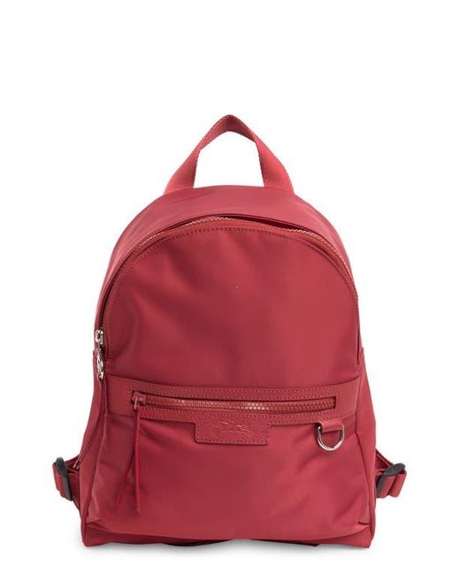 Longchamp Red Le Pliage Neo Small Backpack