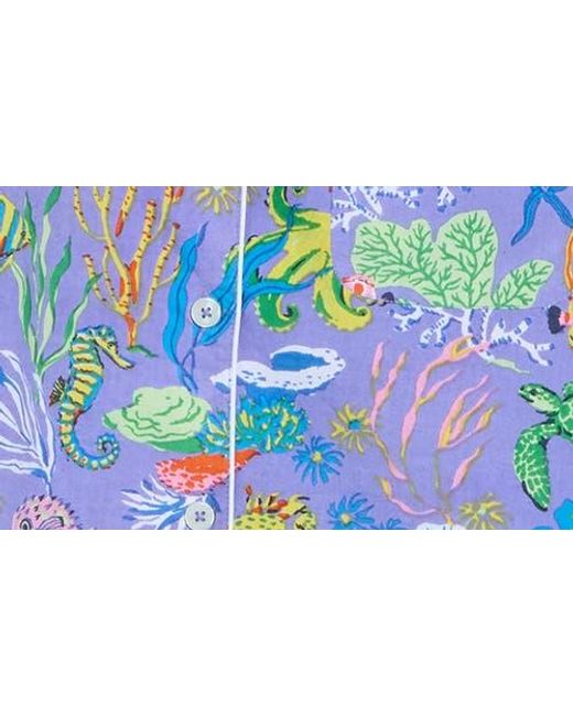 Printfresh Blue Organic Cotton Pajama Top