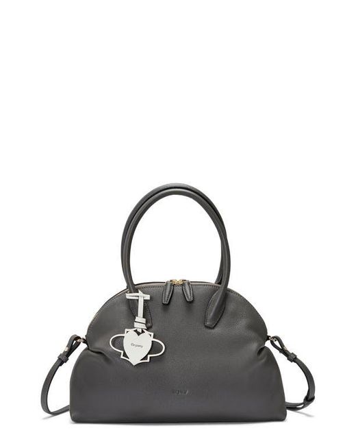 orYANY Black Adele Leather Bowling Bag