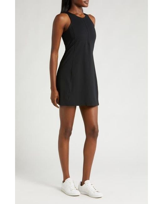 Spanx Black Spanxshape Get Moving Zip Front Dress