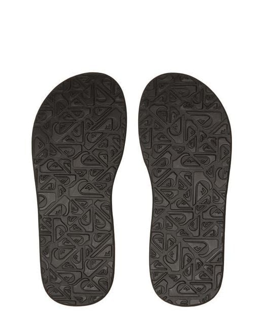 Quiksilver Black Rivi Iii Flip Flop for men