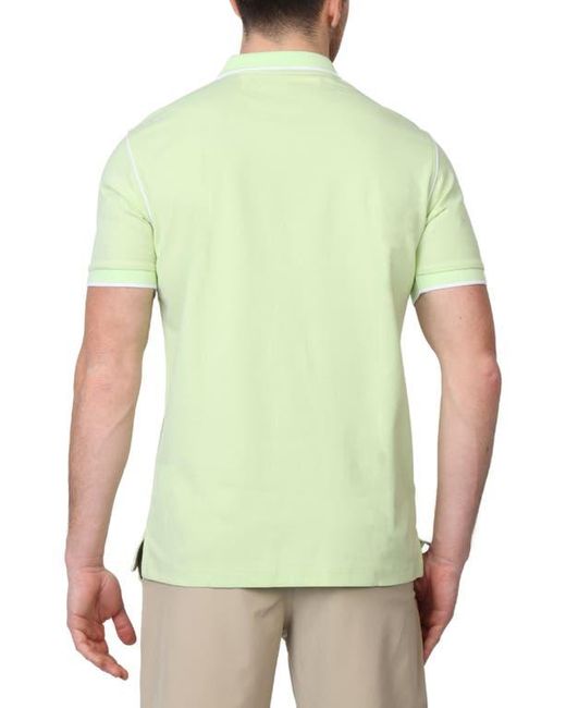 Tailorbyrd Green Supersoft Interlock Polo for men