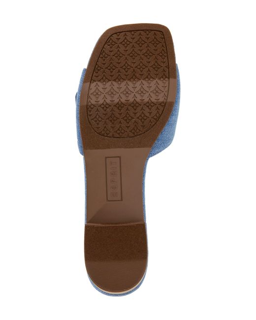 Esprit Blue Averie Denim Slide Sandal